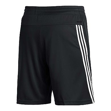 Men's adidas Black Manchester United Club Crest Three-Stripe AEROREADY Shorts
