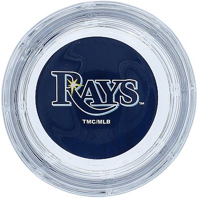 Tampa Bay Rays 10oz. Team Bottoms Up Squared Rocks Glass