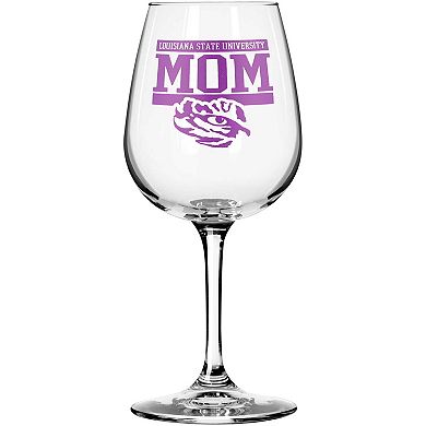 LSU Tigers 11oz. Team Mom Stemmed Wine Glass