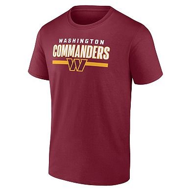 Men's Fanatics Branded Burgundy Washington Commanders Speed & Agility T-Shirt