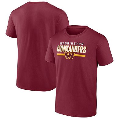 Men's Fanatics Branded Burgundy Washington Commanders Speed & Agility T-Shirt