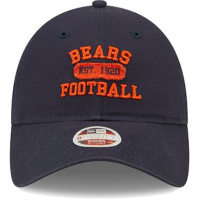 Women's New Era Navy Chicago Bears Formed 9TWENTY Adjustable Hat