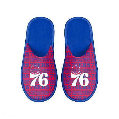 Men's FOCO Philadelphia 76ers Scuff Logo Slide Slippers