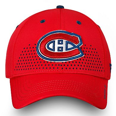 Men's Fanatics Branded Red Montreal Canadiens 2018 Draft Flex Hat