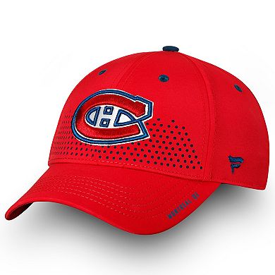 Men's Fanatics Branded Red Montreal Canadiens 2018 Draft Flex Hat