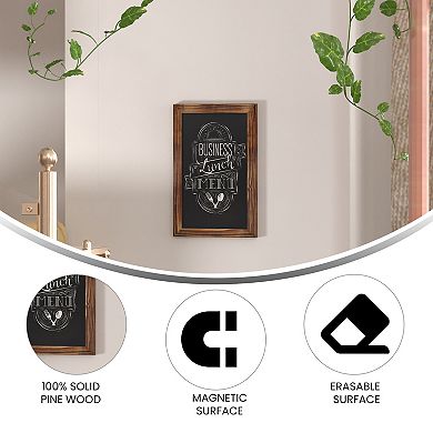 Merrick Lane Magda Set of 10 Wall Mount Magnetic Chalkboards