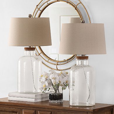 Safavieh Caden Glass Table Lamp 2-piece Set