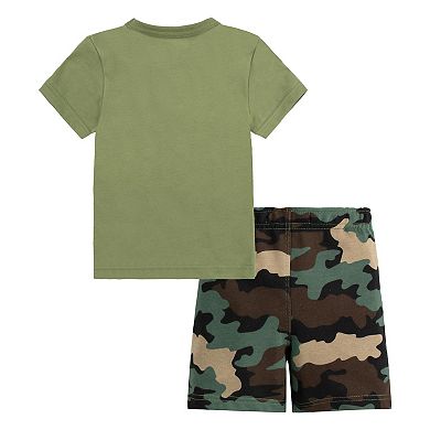 Toddler Boy Levi's® Camo Logo Tee & Shorts Set