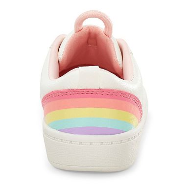 Carter's Tryptic Toddler Girls' Casual No-Tie Rainbow Sneakers