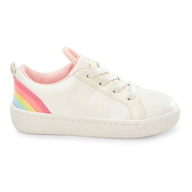 Carter's Tryptic Toddler Girls' Casual No-Tie Rainbow Sneakers