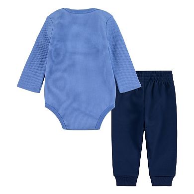 Baby Boy Nike Dri-FIT Thermal Cloud Bodysuit & Pants Set