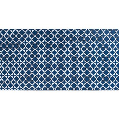 72" Navy Blue Lattice Table Runner