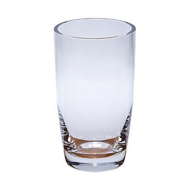 9.75" Optic Crystal Lead-Free Contemporary Simon Vase