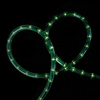 18ft Green Incandescent Christmas Rope Lights
