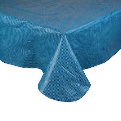 102" Solid Blue Tablecloth