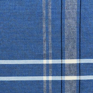 Blue French Striped Pattern Rectangular Tablecloth 60" x 120"