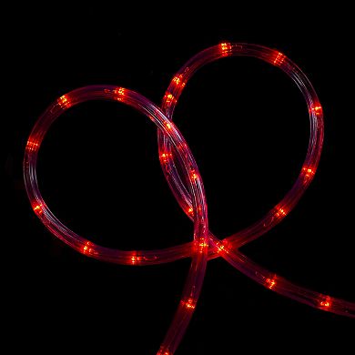 18' Red LED Christmas Rope Lights