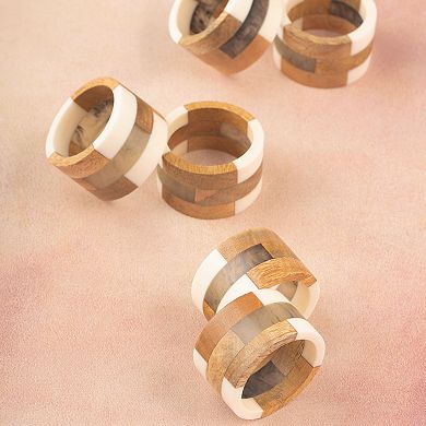 Travis Napkin Rings, Set of 6