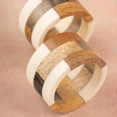 Travis Napkin Rings, Set of 6