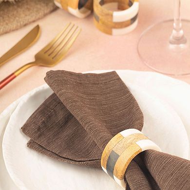 Travis Napkin Rings, Set of 6