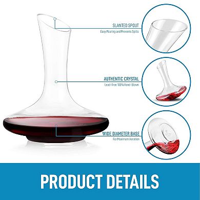 Zulay Kitchen Red Wine Decanter