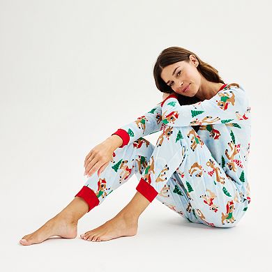 Women's Jammies For Your Families® Rudolph the Red-Nosed Reindeer Top & Bottoms Pajama Set