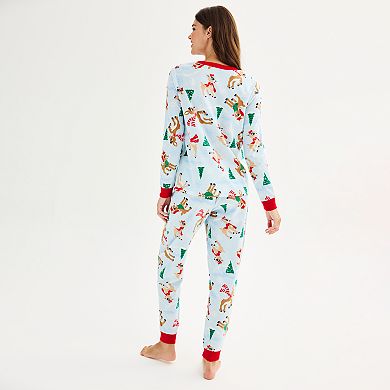 Women's Jammies For Your Families® Rudolph the Red-Nosed Reindeer Top & Bottoms Pajama Set