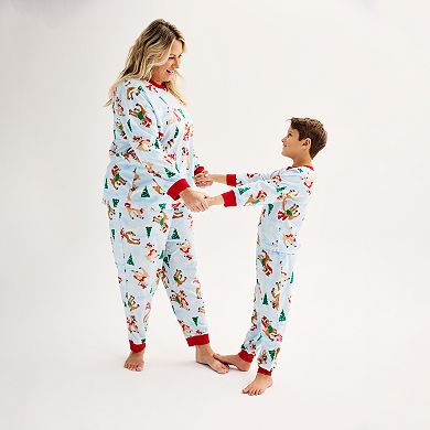 Plus Size Jammies For Your Families?? Rudolph the Red-Nosed Reindeer Top & Bottoms Pajama Set