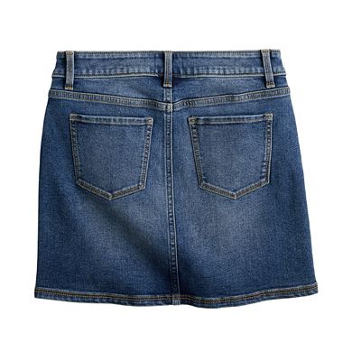 Girls 4-16 SO?? Denim Skirt