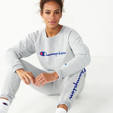 Women's Champion Powerblend Fleece Graphic Joggers