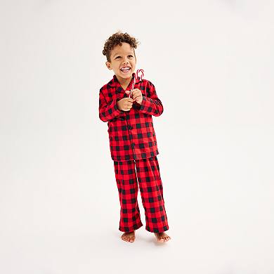 Kids 4-14 Jammies For Your Families® Notch Top & Bottoms Pajama Set by Cuddl Duds®