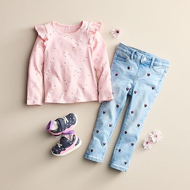 Disney's Minnie Mouse Baby & Toddler Girl Patterned Skinny Jeans by Jumping Beans??