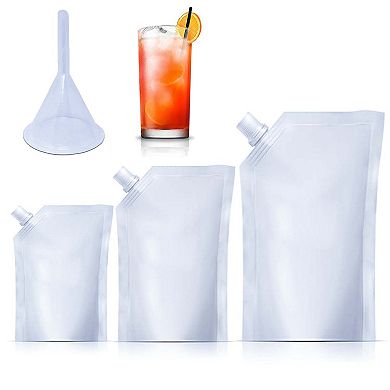 Zulay Kitchen Plastic Flasks