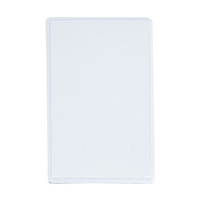 24 Pack 2x3 Magnetic Picture Frames for Refrigerator, Wallet Size Photo Pocket Sleeves (White)