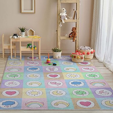 Well Woven Care Bears Icons Baby Area Rug