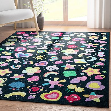 Well Woven Care Bears Icons & Bears Area Rug