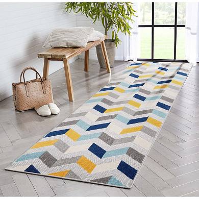 Well Woven Dorado Bela Modern Geometric Pattern Indoor/Outdoor Area Rug