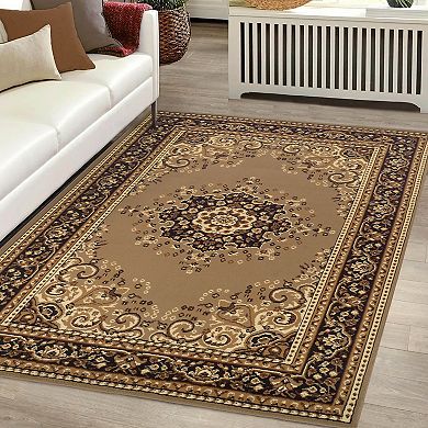 SUPERIOR Leopold Formal Medallion Indoor Area Rug