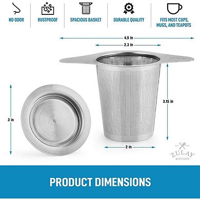 Zulay Kitchen Tea Filter For Loose Tea