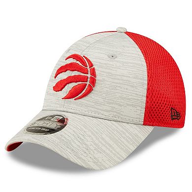 Men's New Era Gray/Red Toronto Raptors Active 9FORTY Snapback Hat