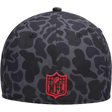 Men's New Era Black Arizona Cardinals Amoeba Camo 59FIFTY Fitted Hat