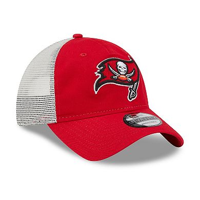 Men's New Era Red/Natural Tampa Bay Buccaneers Loyal 9TWENTY Trucker Hat