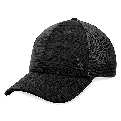 Men's Fanatics Branded Black Arizona Coyotes Authentic Pro Road Flex Hat