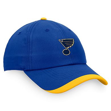 Men's Fanatics Branded Blue St. Louis Blues Authentic Pro Rink Pinnacle Adjustable Hat