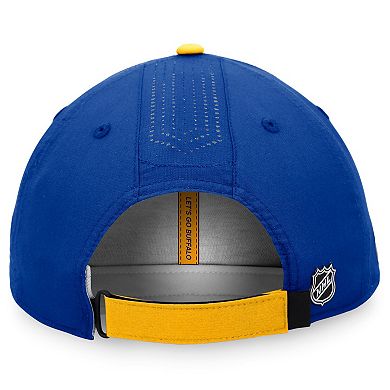 Men's Fanatics Branded Royal Buffalo Sabres Authentic Pro Rink Pinnacle Adjustable Hat