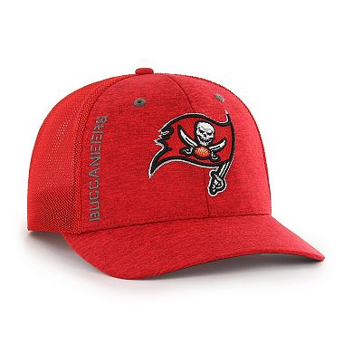 Men's '47 Red Tampa Bay Buccaneers Pixelation Trophy Flex Hat