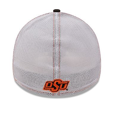 Men's New Era Orange/Black Oklahoma State Cowboys Banded 39THIRTY Flex Hat