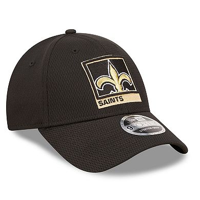 Men's New Era Black New Orleans Saints Framed AF 9FORTY Snapback Hat