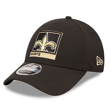 Men's New Era Black New Orleans Saints Framed AF 9FORTY Snapback Hat