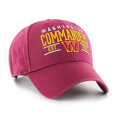 Men's '47 Burgundy Washington Commanders Centerline MVP Adjustable Hat